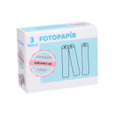 Náhradní fotopapír 3 role set pro W040036, W040037, W040078, W053025, W053026 