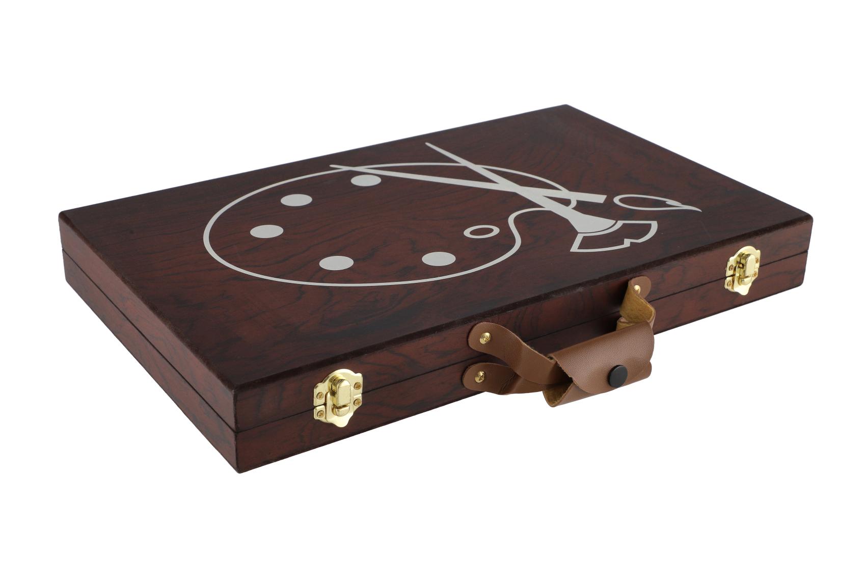 Art box kreativní sada 79ks v dřevěném kufříku 37x23x5cm