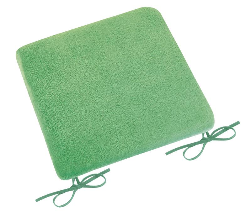 Bellatex Sedák hladký Korall micro, zelená - 40x40 cm