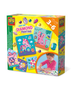 SES Malování a tvoření - diamantová zvířátka