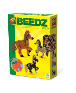 SES Zažehlovací korálky - koně, 1200 ks