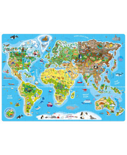 Popular Puzzle, Mapa světa, 160 ks, CZ