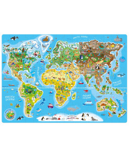 Popular Puzzle, Mapa světa, 160 ks, AN