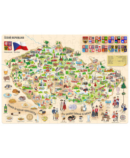 Popular Puzzle, Mapa České republiky, 160 ks