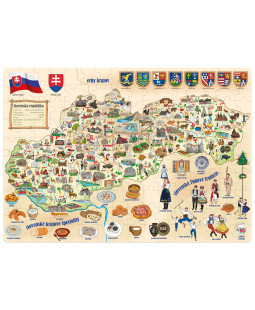 Popular Puzzle, Mapa Slovenska, 160 ks