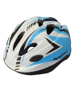 Dětská přilba Nexelo Funny, modro-bílá, vel. S (48 - 52 cm)
