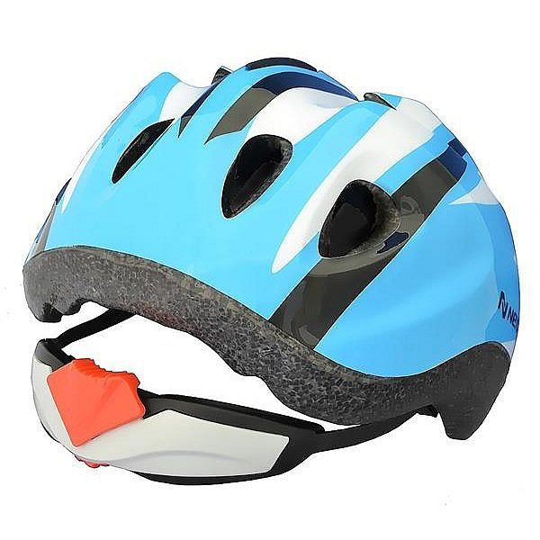 Dětská přilba Nexelo Funny, modro-bílá, vel. S (48 - 52 cm)