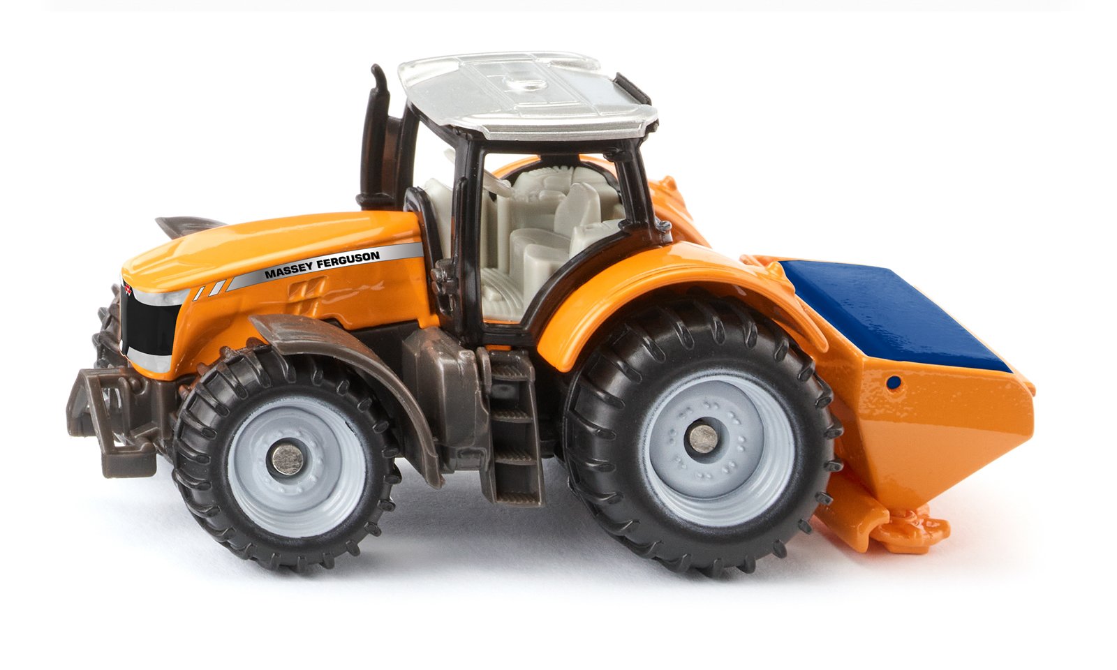 Siku traktor Massey Ferguson se sypačem soli