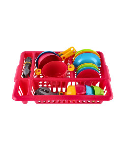 Sada nádobí s odkapávačem plast 35x28cm