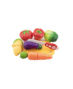 Dětská sada krájení zeleniny s prkénkem 13,5x8cm a nožem