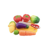 Dětská sada krájení zeleniny s prkénkem 13,5x8cm a nožem