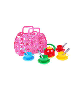 Sada nádobí v plastové tašce, 25x22x11 cm