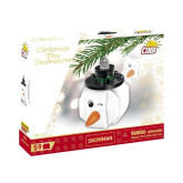 Cobi 20012 Ozdoba na stromeček Sněhulák, 59 kostek