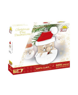 Cobi 20011 Ozdoba na stromeček Santa Claus, 75 kostek