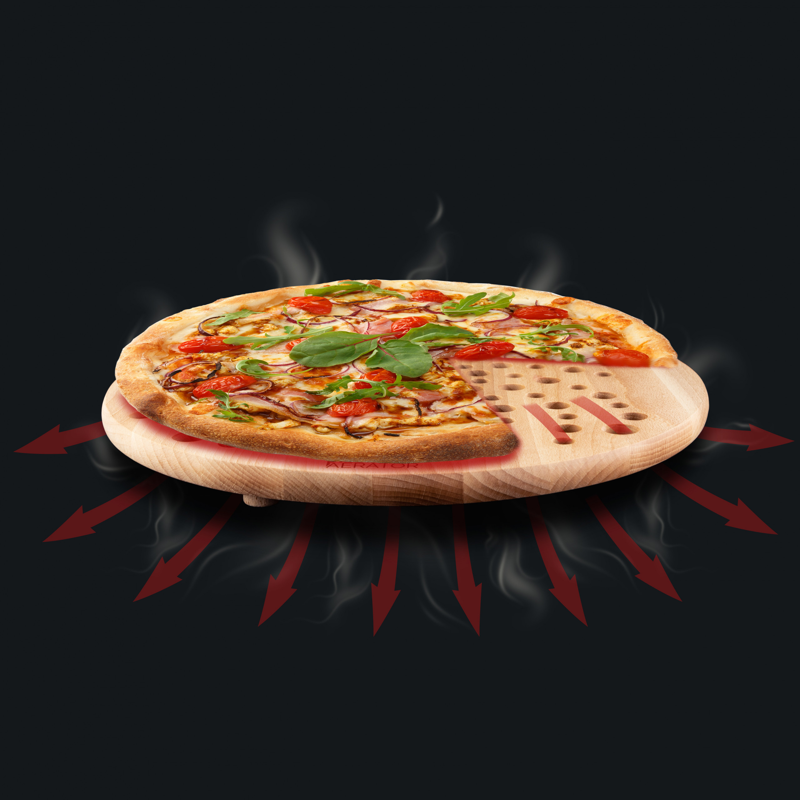 Pizza Aerator - Deska na pizzu