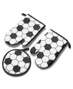 Kuchyňské rukavice a podložka pod horké hrnce, Fotbal
