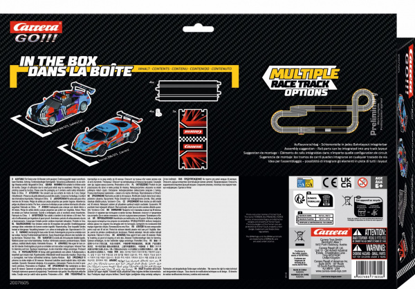 Carrera 71605 Rozšiřující set GO a auta GT