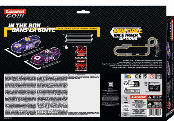 Carrera 71606 Rozšiřující set GO a auta Nascar