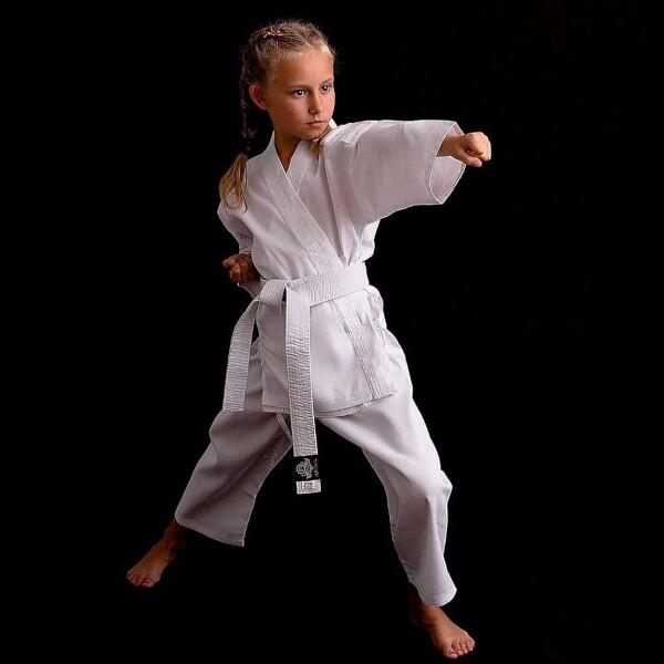 Dětské kimono DBX BUSHIDO ARK-3102, bílé, 180 cm