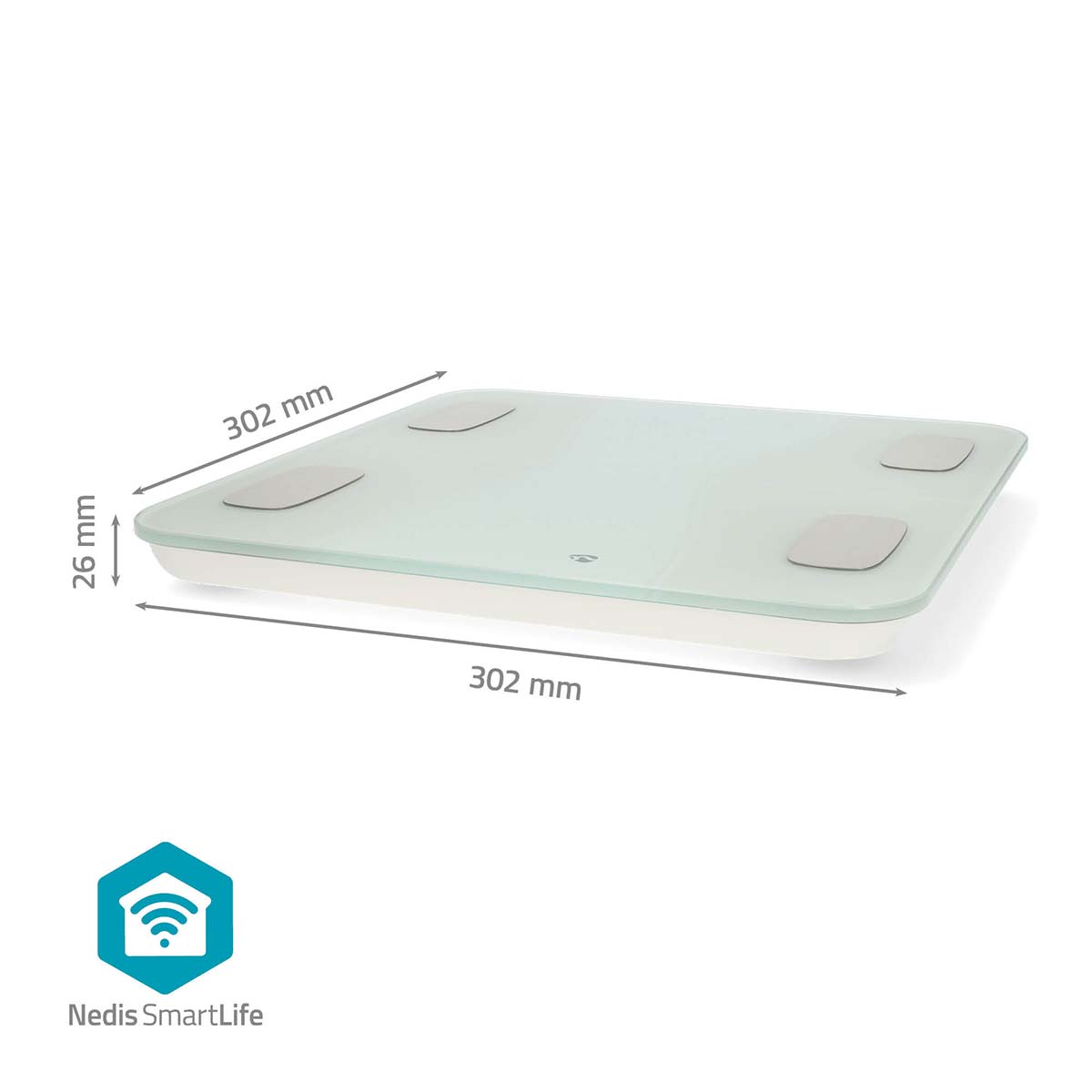 Nedis SmartLife Osobní Váha. 180 kg