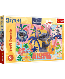 Trefl Puzzle Stitch a přátelé v akci 100 dílků