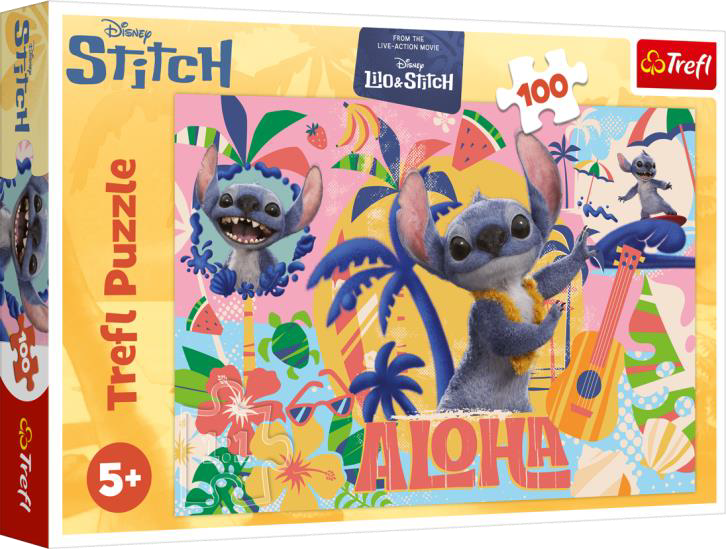Trefl Puzzle Stitch a přátelé v akci 100 dílků