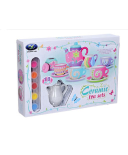 Wiky kreativní set, Malování čajové soupravy