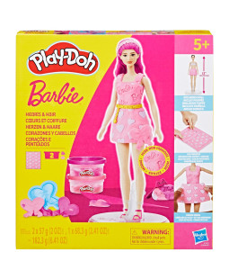 Hasbro Play-Doh Barbie vlasy a srdce