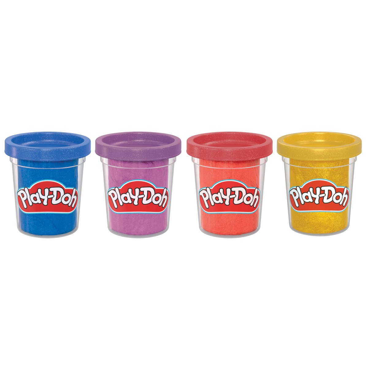 Hasbro Play-Doh 4ks kelímků metalické barvy