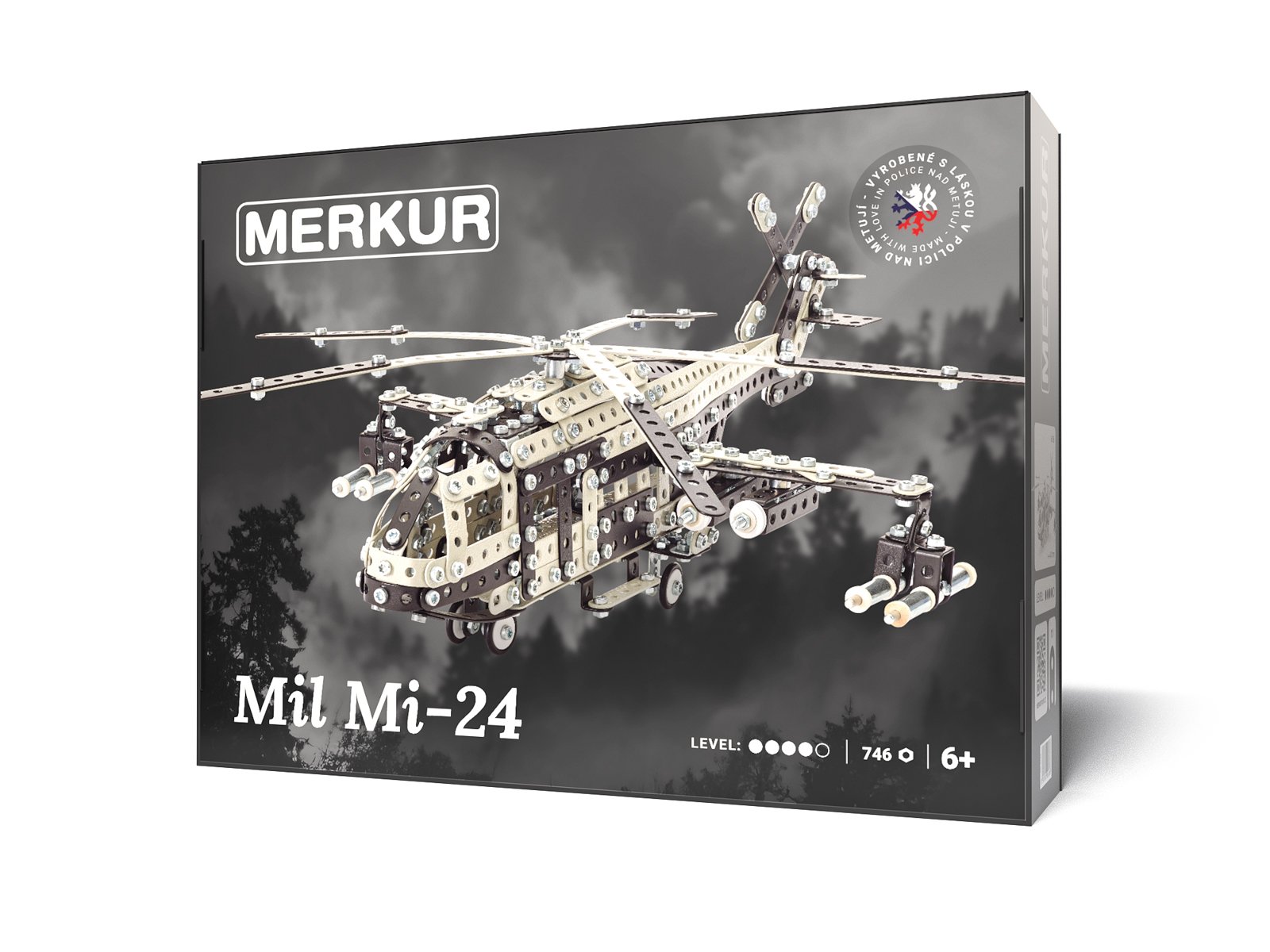 Merkur Vrtulník Mil Mi-24, 746 dílků