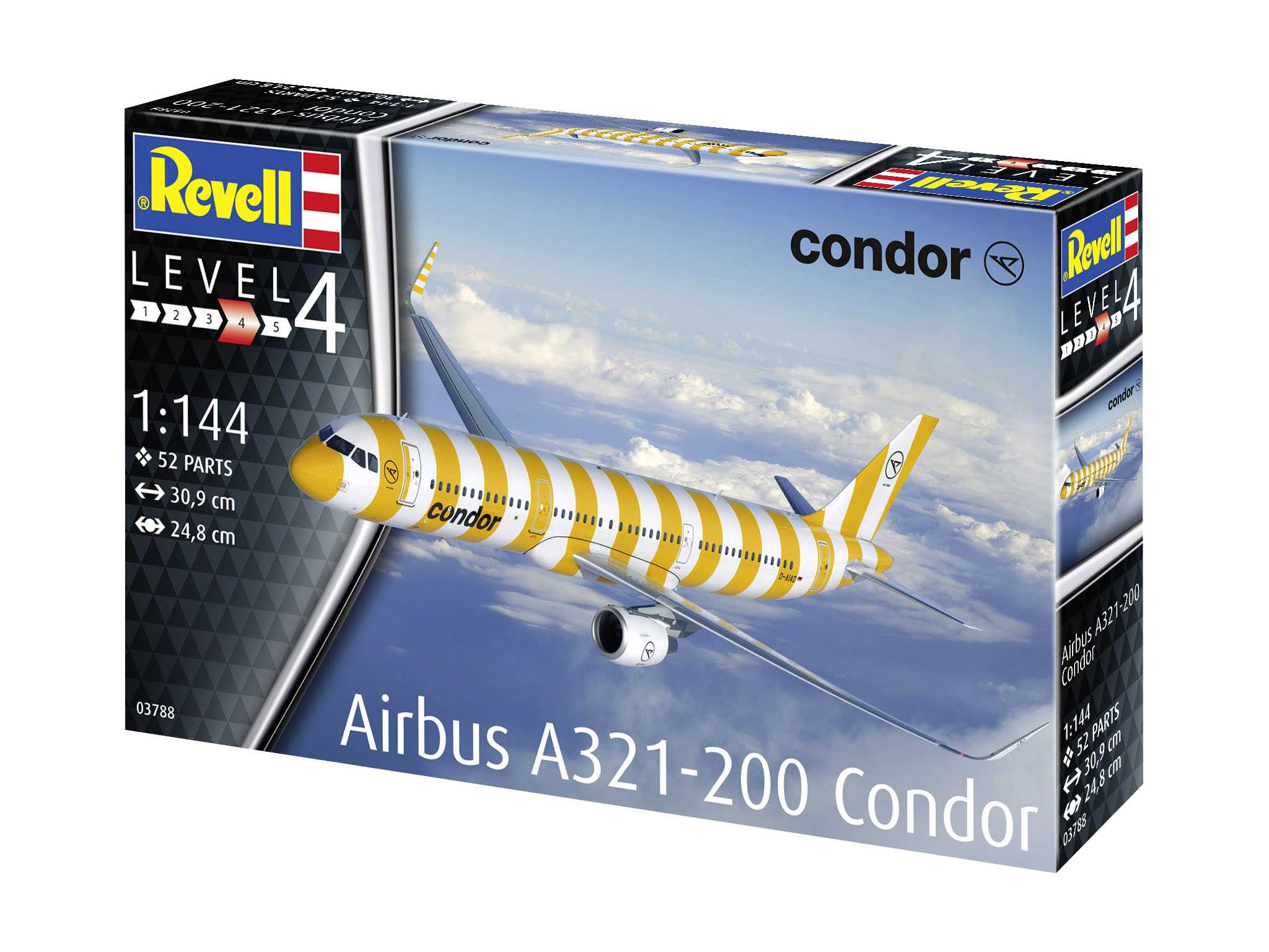 Revell ModelKit letadlo 03788 A321-200 Condor (1:144)