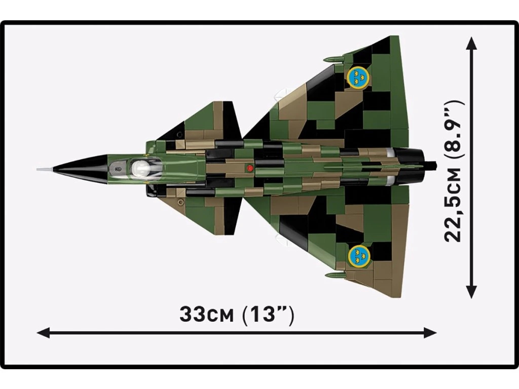 Cobi 5911 Armed Forces SAAB AJS37 VIGGEN, 1:48, 911 kostek