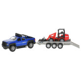 Kids Globe Traffic SUV s bagrem na zpětný chod se světlem a zvukem, 30m