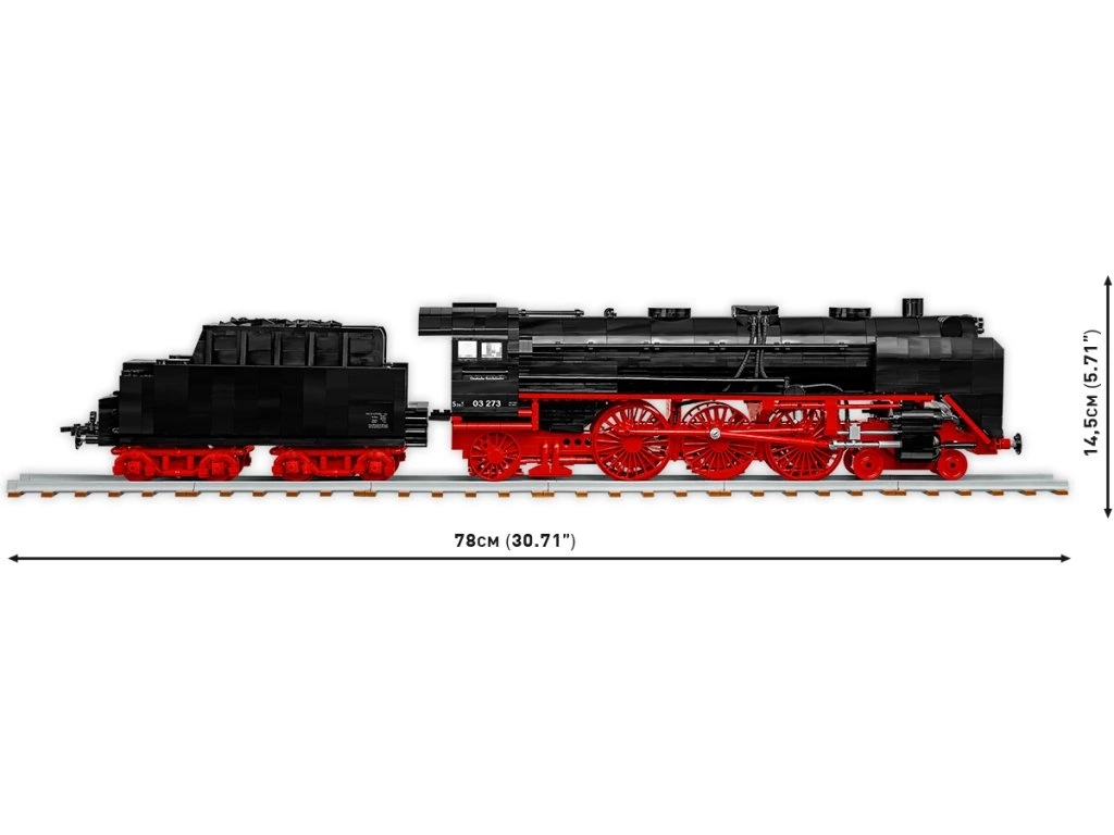 Cobi 6288 Parní lokomotiva DR BR 03, 1:35, 2564 kostek