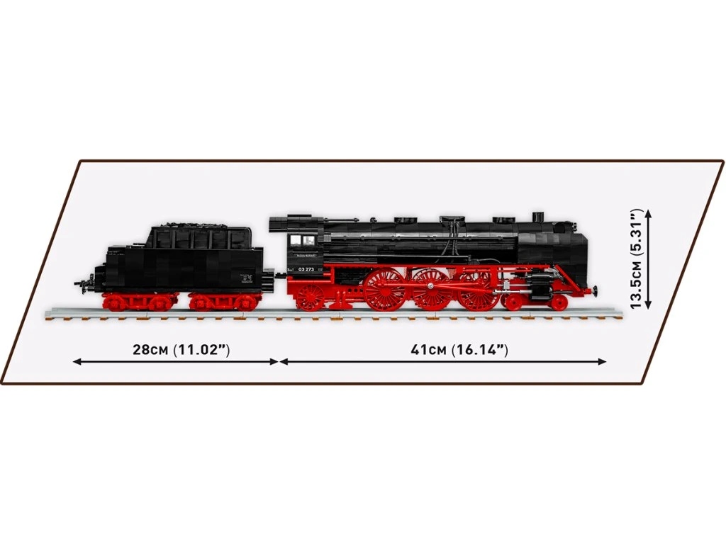 Cobi 6288 Parní lokomotiva DR BR 03, 1:35, 2564 kostek