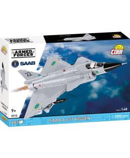 Cobi 5915 Armed Forces SAAB AJ37 VIGGEN, 1:48, 881 kostek