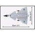 Cobi 5915 Armed Forces SAAB AJ37 VIGGEN, 1:48, 881 kostek