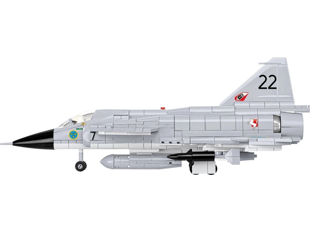 Cobi 5915 Armed Forces SAAB AJ37 VIGGEN, 1:48, 881 kostek