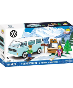 Cobi 24639 Volkswagen T3 zimní dobrodružství, 1:35, 189 kostek