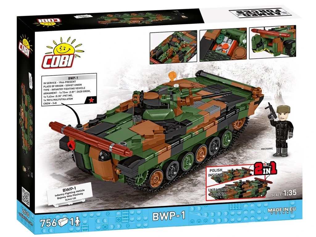 Cobi 2630 Armed Forces BWP-1, 1:35, 756 kostek