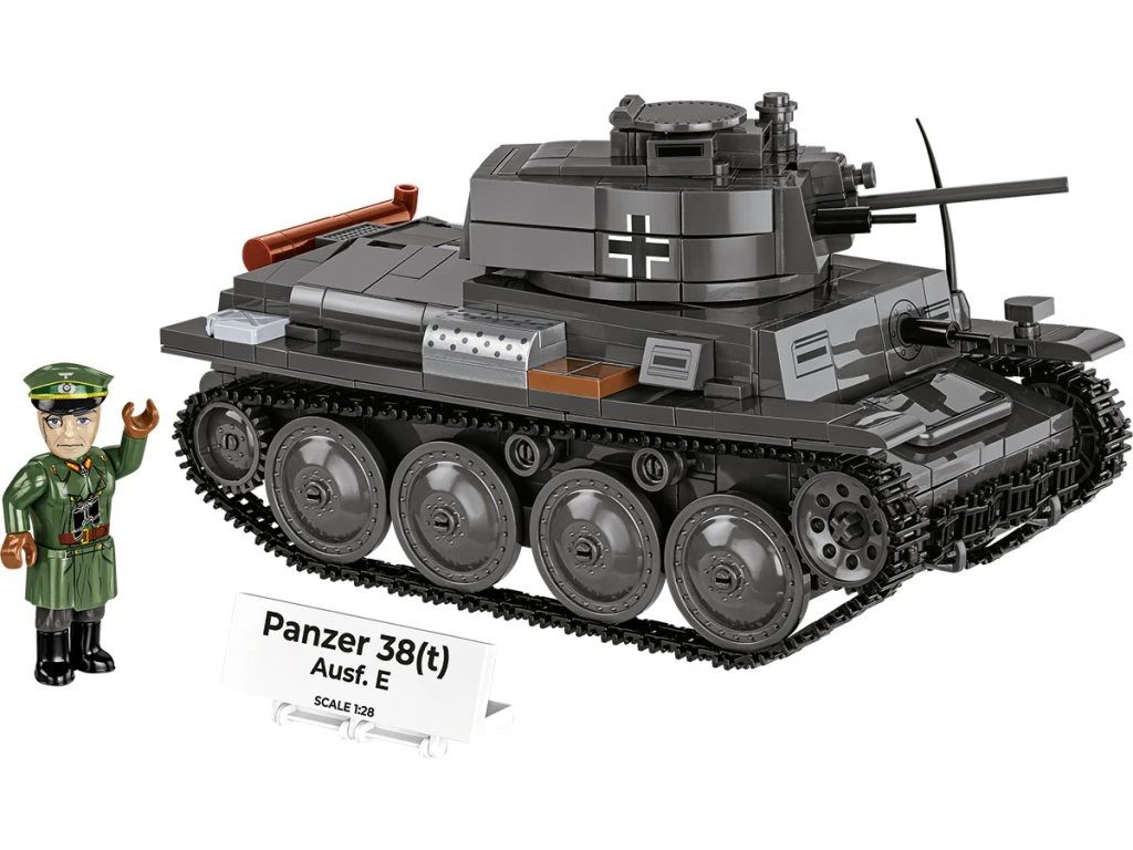 Cobi 2666 II WW Panzer 38(t)/ČKD LT vz. 38, 1:28, 690 kostek