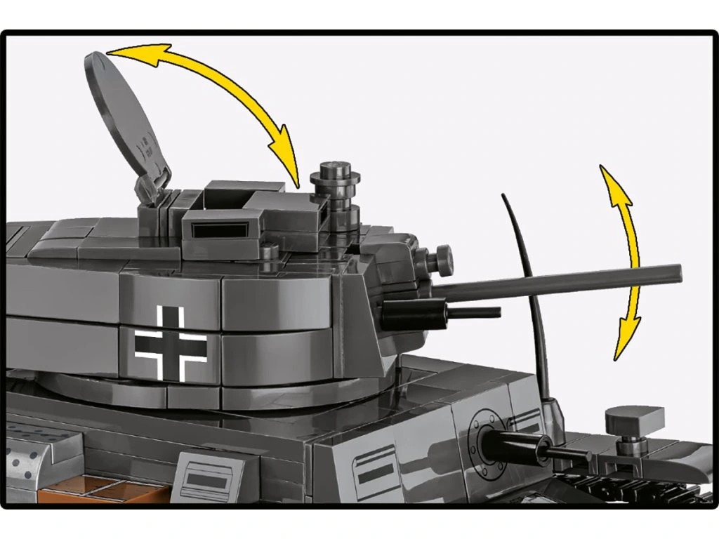 Cobi 2666 II WW Panzer 38(t)/ČKD LT vz. 38, 1:28, 690 kostek