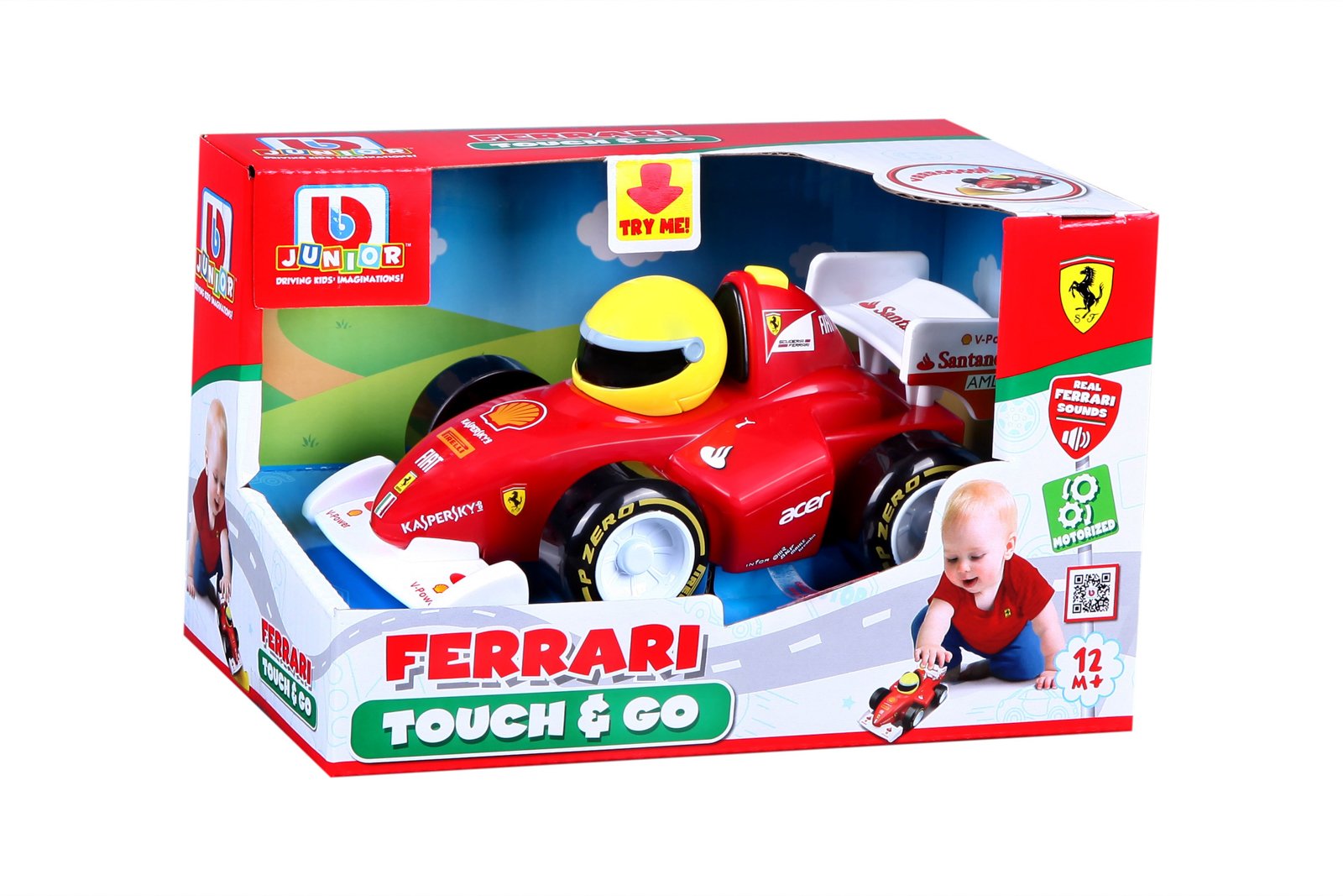 BB Junior Ferrari F2012 se zvuky, červená