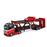 Maisto Design Transporters Mercedes-Benz Actros 1851 a 1990 Mercedes-Benz 190E, 1:64