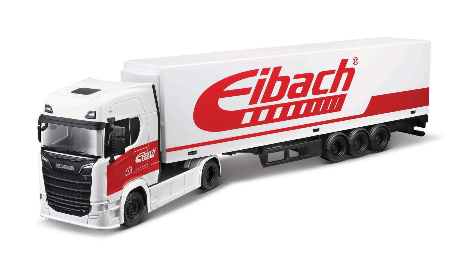 Bburago Kamion s přívěsem Scania 770 S/Trailer, Eibach, 1:43