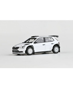 Abrex Škoda Fabia III FL Rally2 Evo (2019), šotolinová kola, 1:43, Bílá
