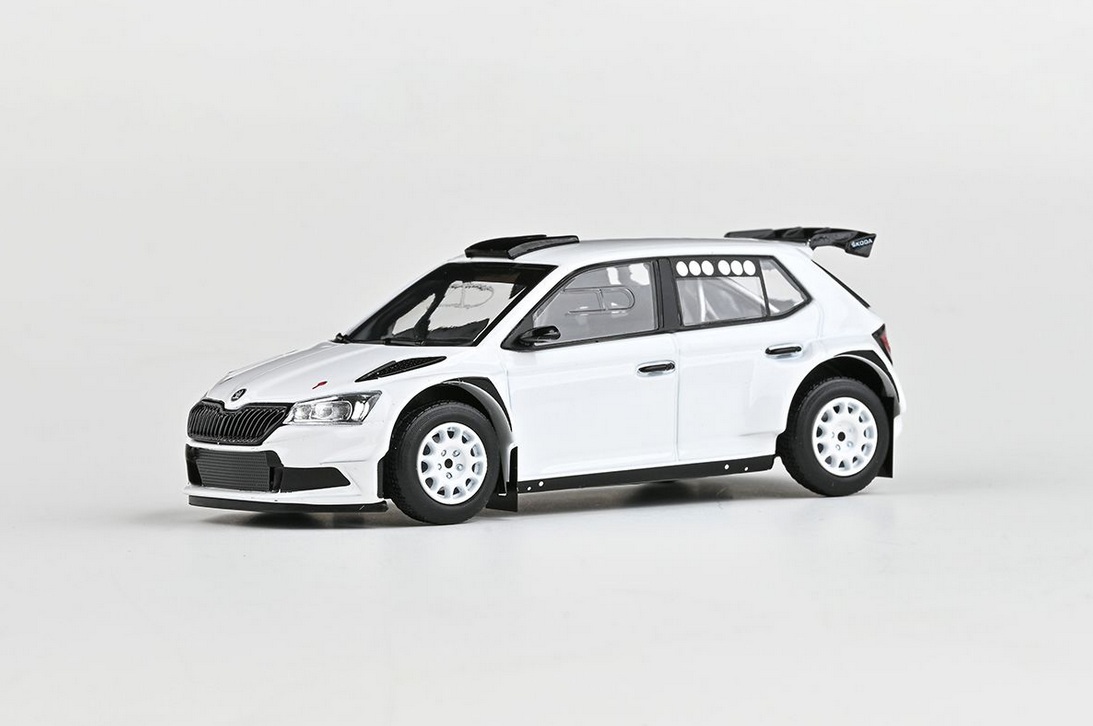 Abrex Škoda Fabia III FL Rally2 Evo (2019), Šotolinová kola Motorsport, 1:43, Bílá