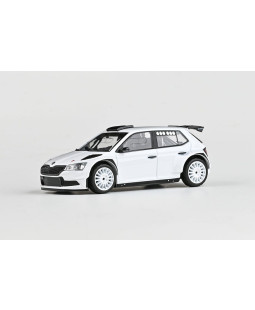 Abrex Škoda Fabia III FL Rally2 Evo (2019), Asfaltová kola Motorsport, 1:43, Bílá