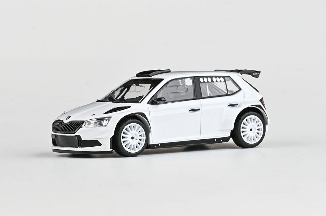 Abrex Škoda Fabia III FL Rally2 Evo (2019), Asfaltová kola Motorsport, 1:43, Bílá