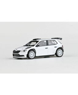 Abrex Škoda Fabia III FL Rally2 Evo (2019), Asfaltová kola zákaznická, 1:43, Bílá